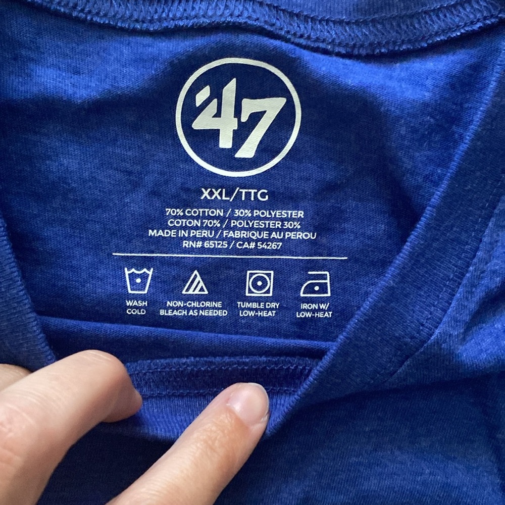 47 Brand New York Knicks Royal Blue Tee - Picture 2 of 5